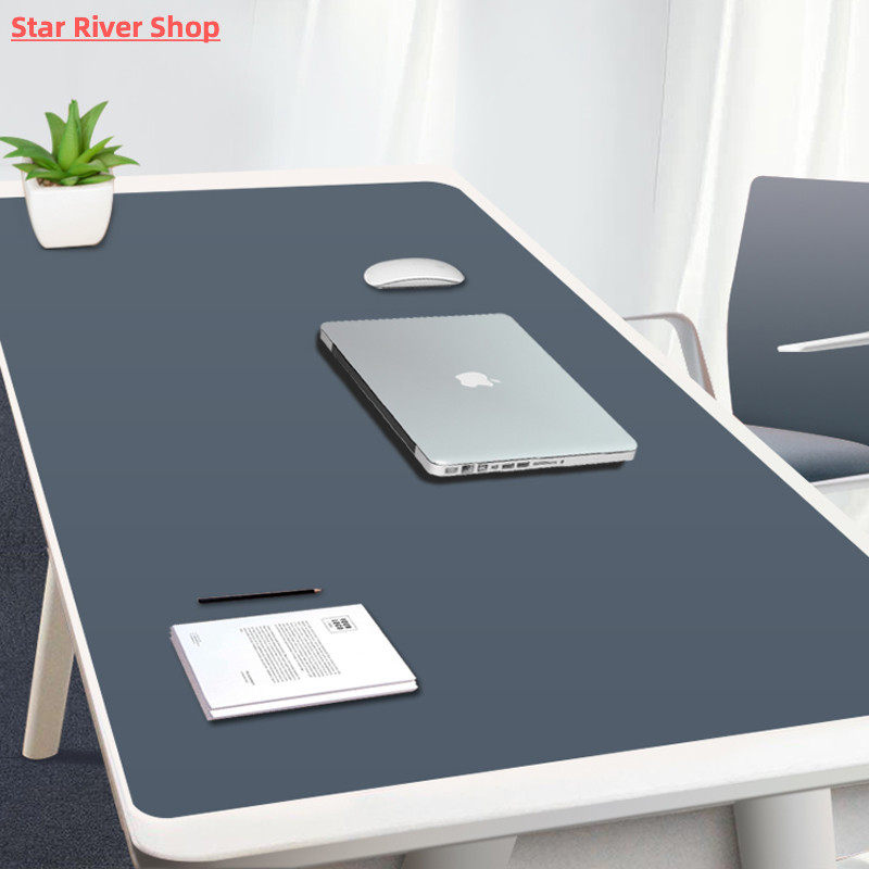 대형 컴퓨터 마우스 패드 게임 마우스 패드 방수 PU LEATH