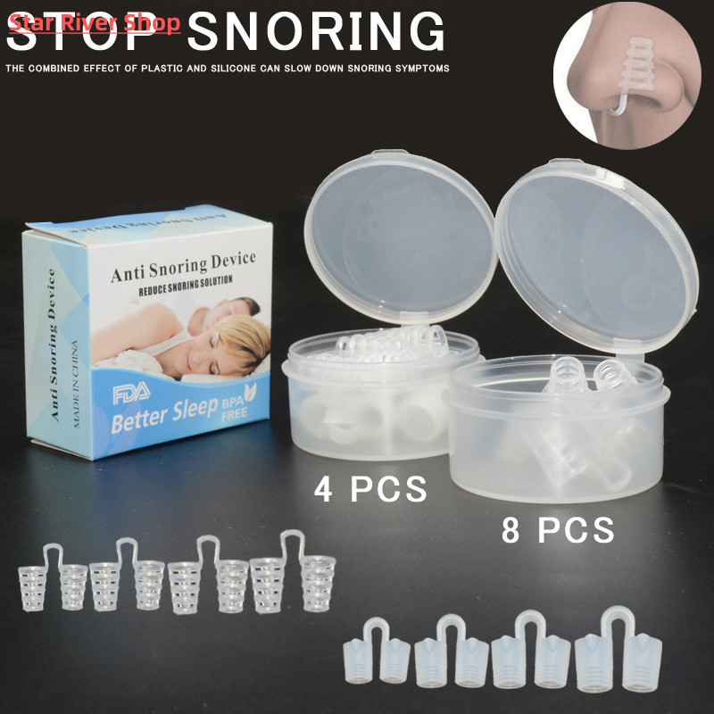 Anti Snoring Device Stopper Snore Nose Clips Antironquidos H