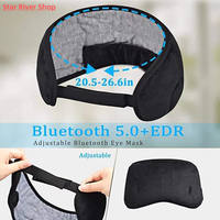 Bluetooth Sleeping Headphones Eye Mask Sleep Headphones Blue thumbnail 4