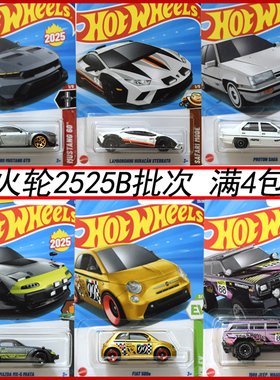 25B批次风火轮火辣交通系列仿真合金车模轨道车奔驰儿童玩具C4982