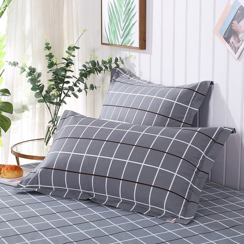 全棉单只情侣枕芯套带拉链