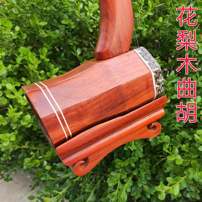 河南曲剧主弦曲胡花梨木大坐曲胡坠琴送曲胡弓初学演奏曲胡乐器