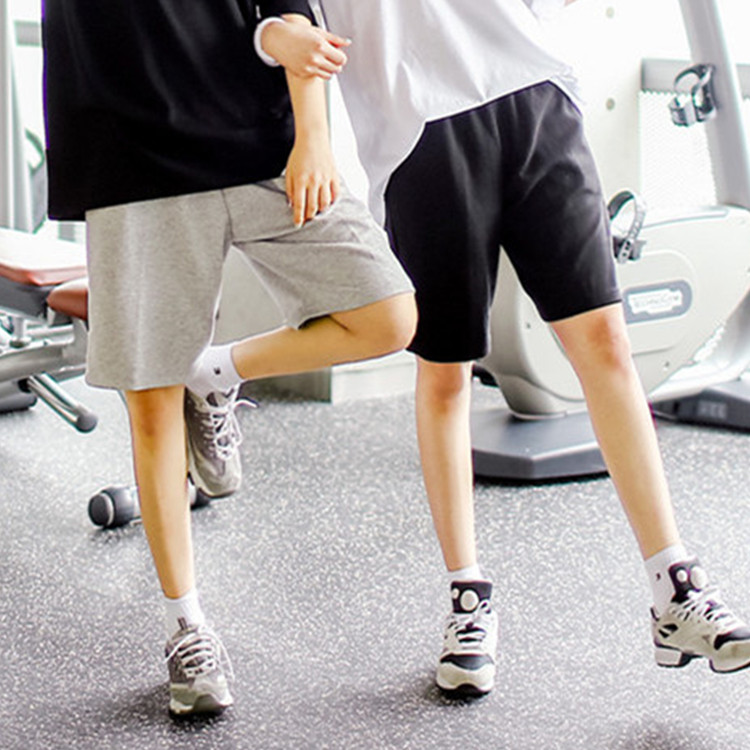 宽松大码高腰运动休闲五分裤