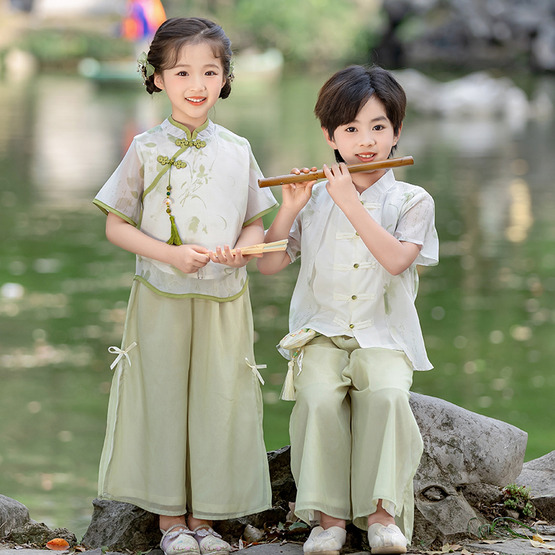 2025春季新款幼儿园服新中式国风