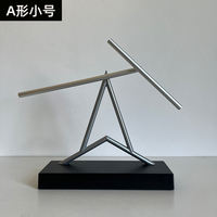 钢铁侠永动机摆件混沌摆牛顿旋转不停创意轻奢高档客厅电视柜装饰 thumbnail 3