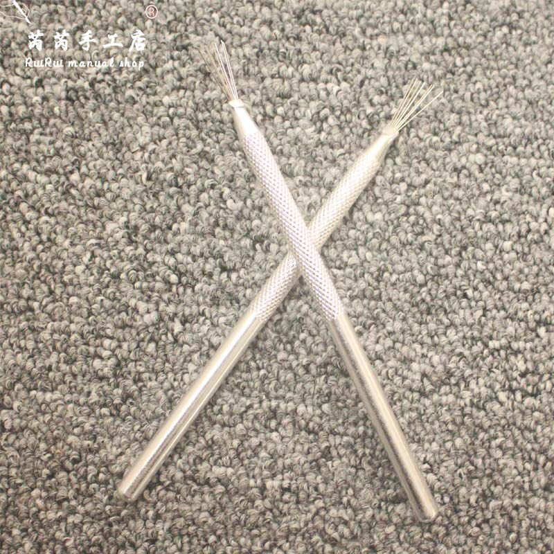 七本针钢针刷超轻纸粘土黏土辅助造型制作工具7本针