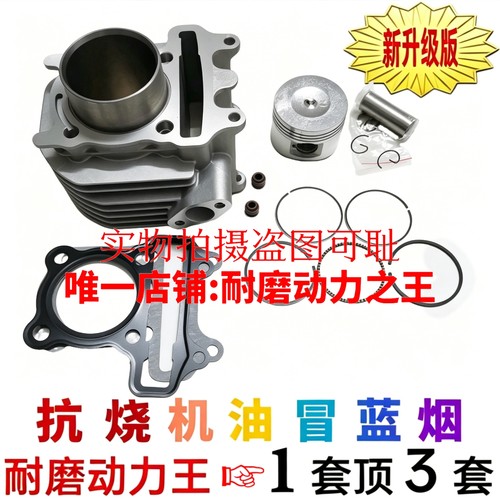 大阳DY125T-16M-17M-27M-28M-29-29D-29M中缸套缸垫片缸筒活塞环