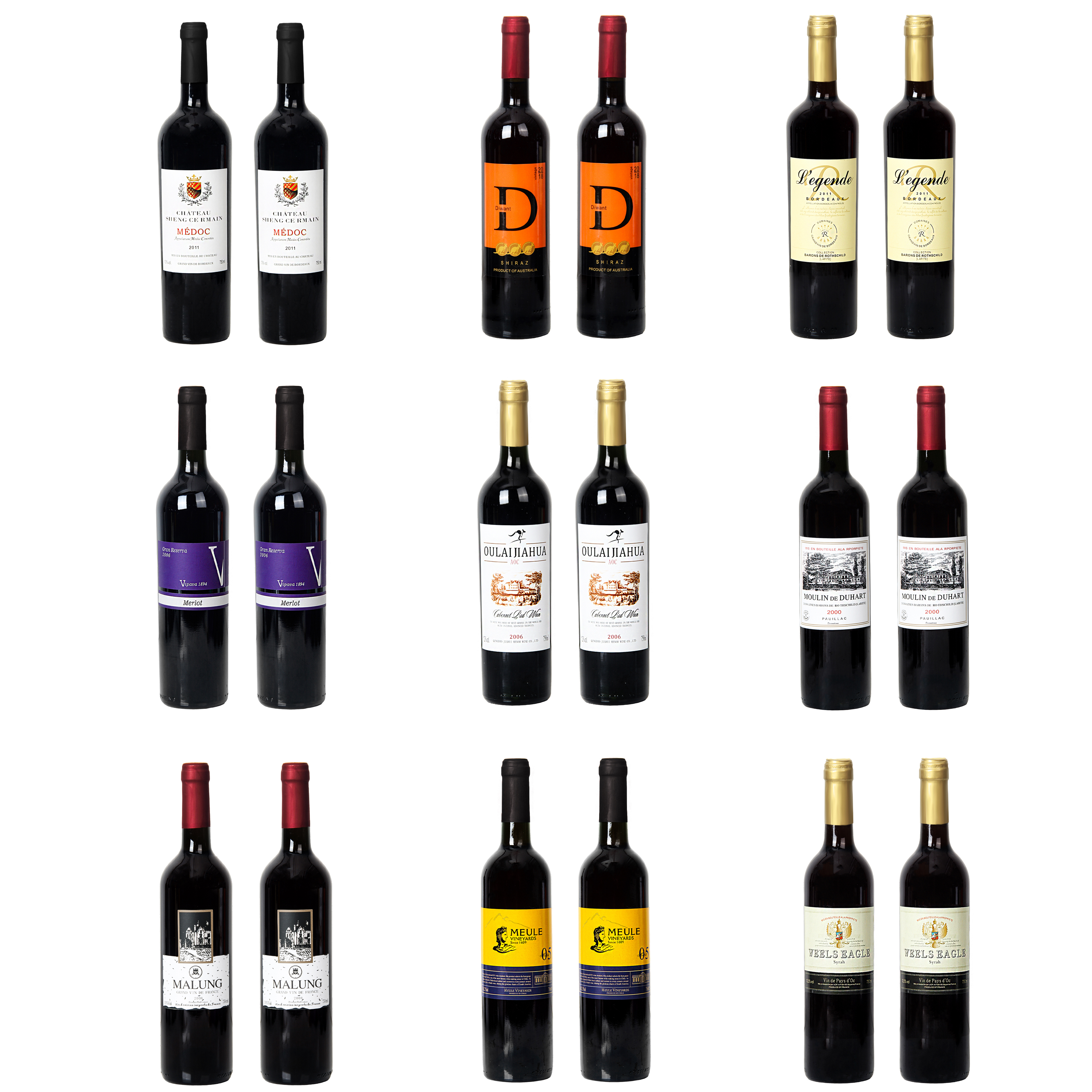 拉菲红酒样板间客厅餐厅吧台高端