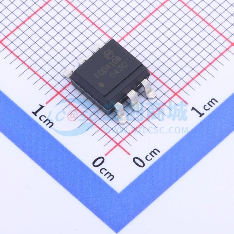 可控硅输出光耦 FOD4108SD SMD-6P onsemi(安森美) 电子元件配单