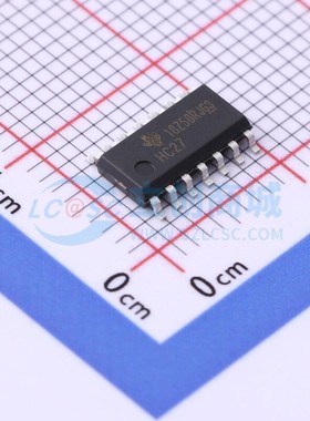逻辑门 SN74HC27DR SOP-14 TI/德州 电子元器件配套 原装正品
