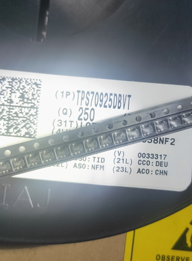 供应 TPS70925DBVR TPS70925 SOT-23-5 低压差线性稳压  全新原装