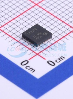 无线收发芯片 CC1150RGVR VQFN-16 TI/德州 电子元件配单原装正品