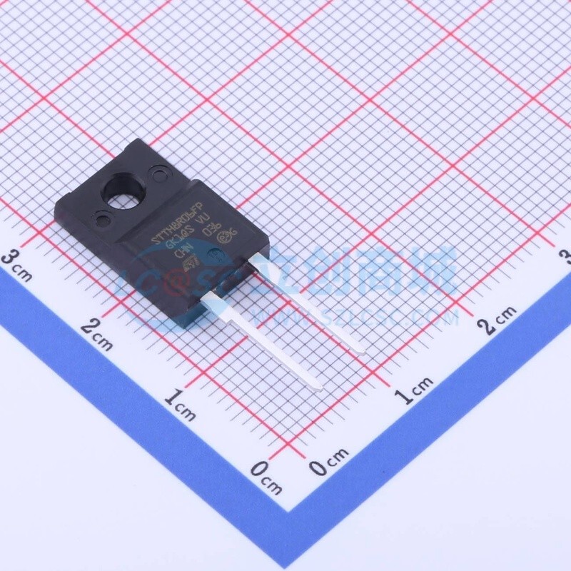 快恢复/超快恢复二极管 STTH8R06FP TO-220FP-AC ST(意法半导体)