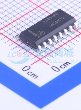 模拟开关多路复用器 MC14051BDR2G SOP-16 onsemi(安森美)