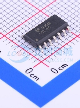缓冲器/驱动器/收发器 74LCX125MX SOIC-14 onsemi(安森美) 原装