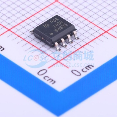 运算放大器 PGA103U SOP-8 TI/德州 电子元器件 原装正品