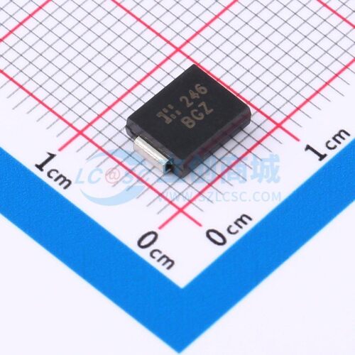 静电保护器(TVS/ESD) SMCJ100CA-13-F DO-214AB DIODES(美台)