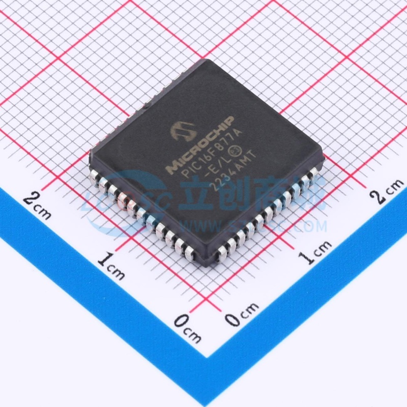 单片机(MCU/MPU/SOC) PIC16F877A-E/L PLCC-44(16.6x16.6) MICROC