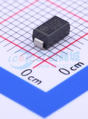 通用二极管 S1M DO-214AC onsemi(安森美) 电子元件配单原装正品