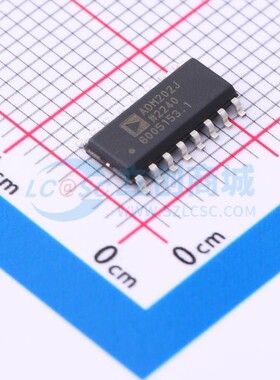 RS232芯片 ADM202JRNZ SOIC-16 ADI(亚德诺) 电子元器件