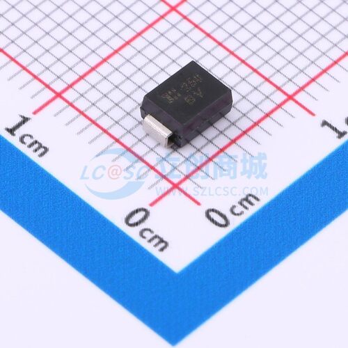 静电保护器(TVS/ESD) SMBJ20CAQ-13-F SMB DIODES(美台) 原装正品