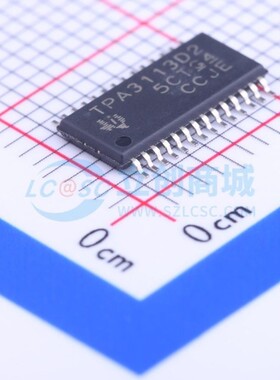 音频功率放大器 TPA3113D2PWPR HTSSOP-28 TI/德州 电子元件配单
