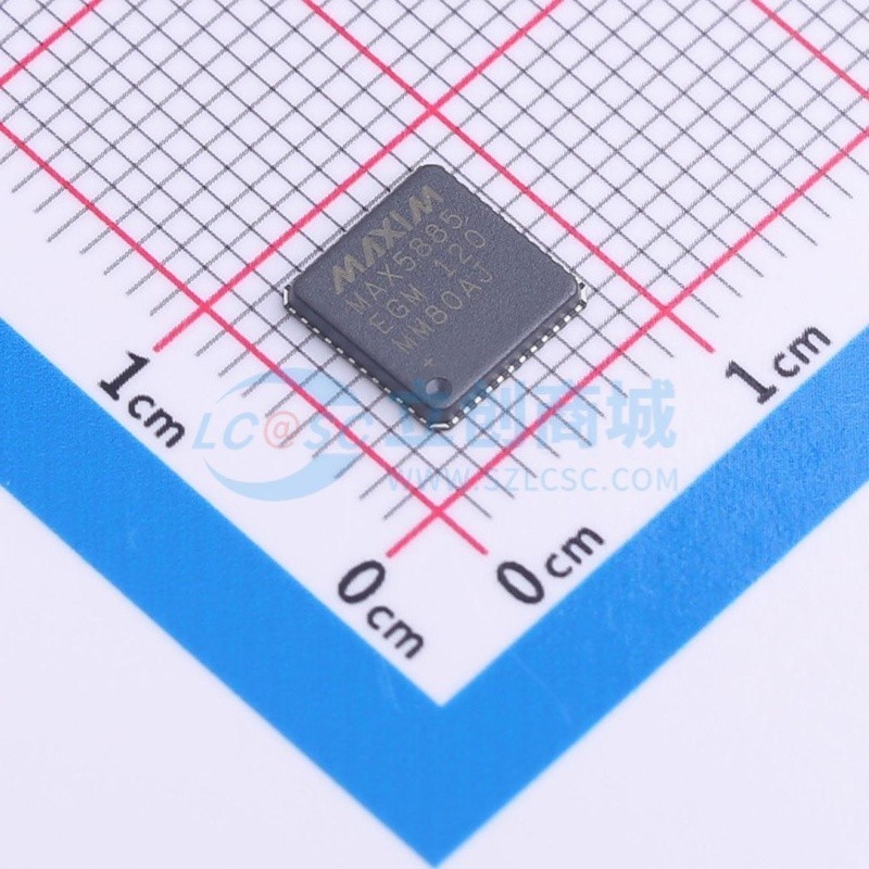 数模转换芯片DAC MAX5885EGM+D QFN-48 MAXIM(美信) 电子元件配单