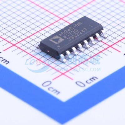 模拟开关/多路复用器 ADG451BRZ SOIC-16 ADI(亚德诺) 电子元器件