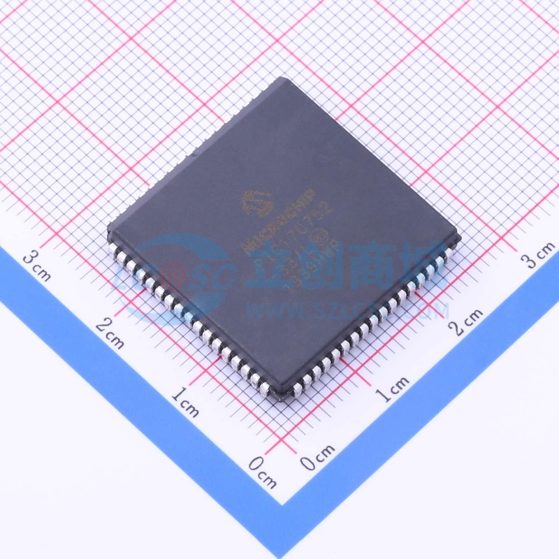 单片机(MCU/MPU/SOC) PIC17C752-33/L PLCC-68(24.2x24.2) MICROC