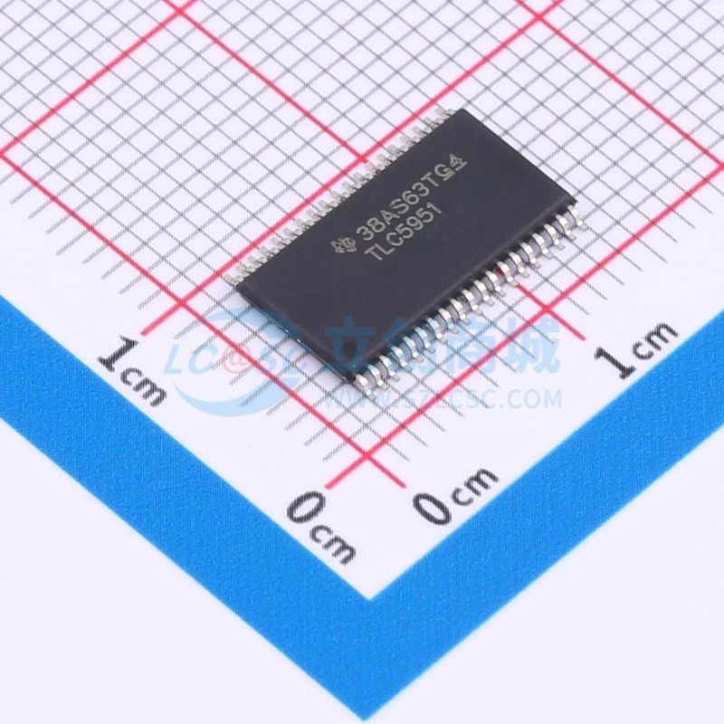 LED驱动 TLC5951DAPR HTSSOP(DAP)-38 TI/德州 电子元件原装正品