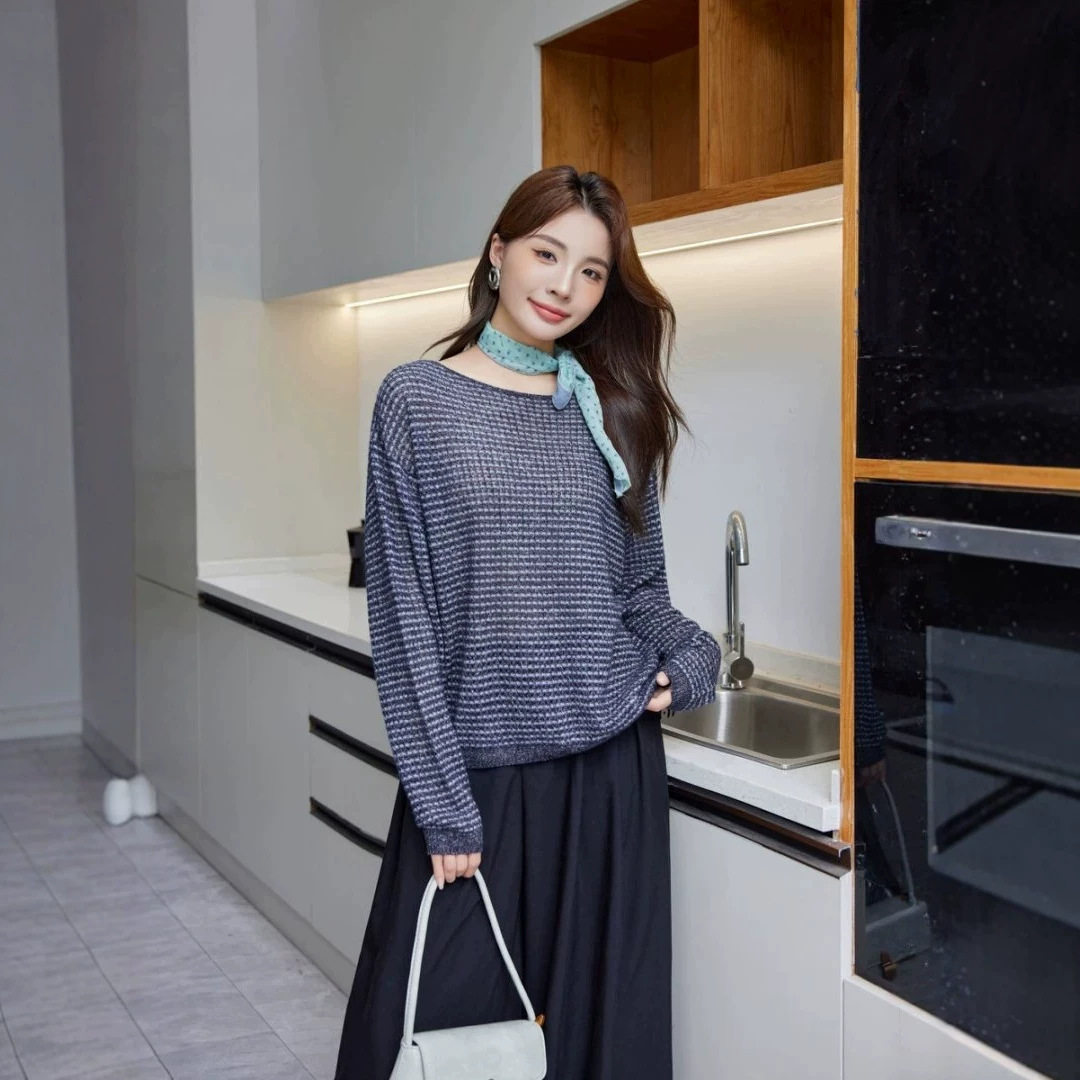 2026新款早春山羊绒亚麻上衣女慵懒风镂空减龄羊绒衫濮院针织衫,女装/女士精品,羊绒衫,淘宝优惠券,粉丝福利购,淘宝优惠卷