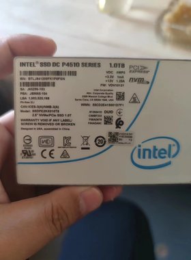 Intel/英特尔 P4510 1T 2T u.2 nvme固态硬盘 全新