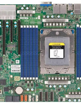 H13SSL-N超微主板 支持1个amd 9004/9005 cpu 全新