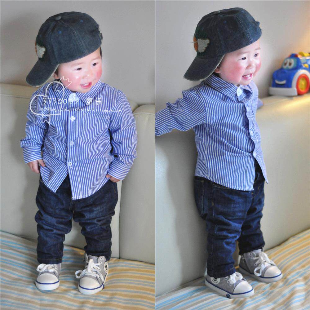 Chemise garcon à manche longue - Ref 2078129 Image 1