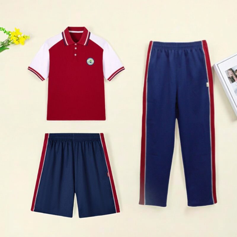 河源市源城区小学统一校服夏季男女生短袖上衣短裤长裤运动服班服