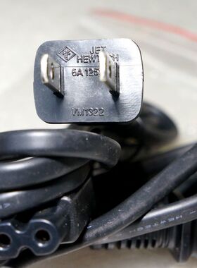 库存八字线  JET HEWTECH 2米 /  VOLEX 0.8米8字 电源线  纯铜芯