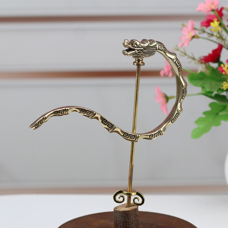 画眉八哥蜡嘴竹鸟笼挂钩钩子提手纯铜龙头折叠川笼鸟用具配件