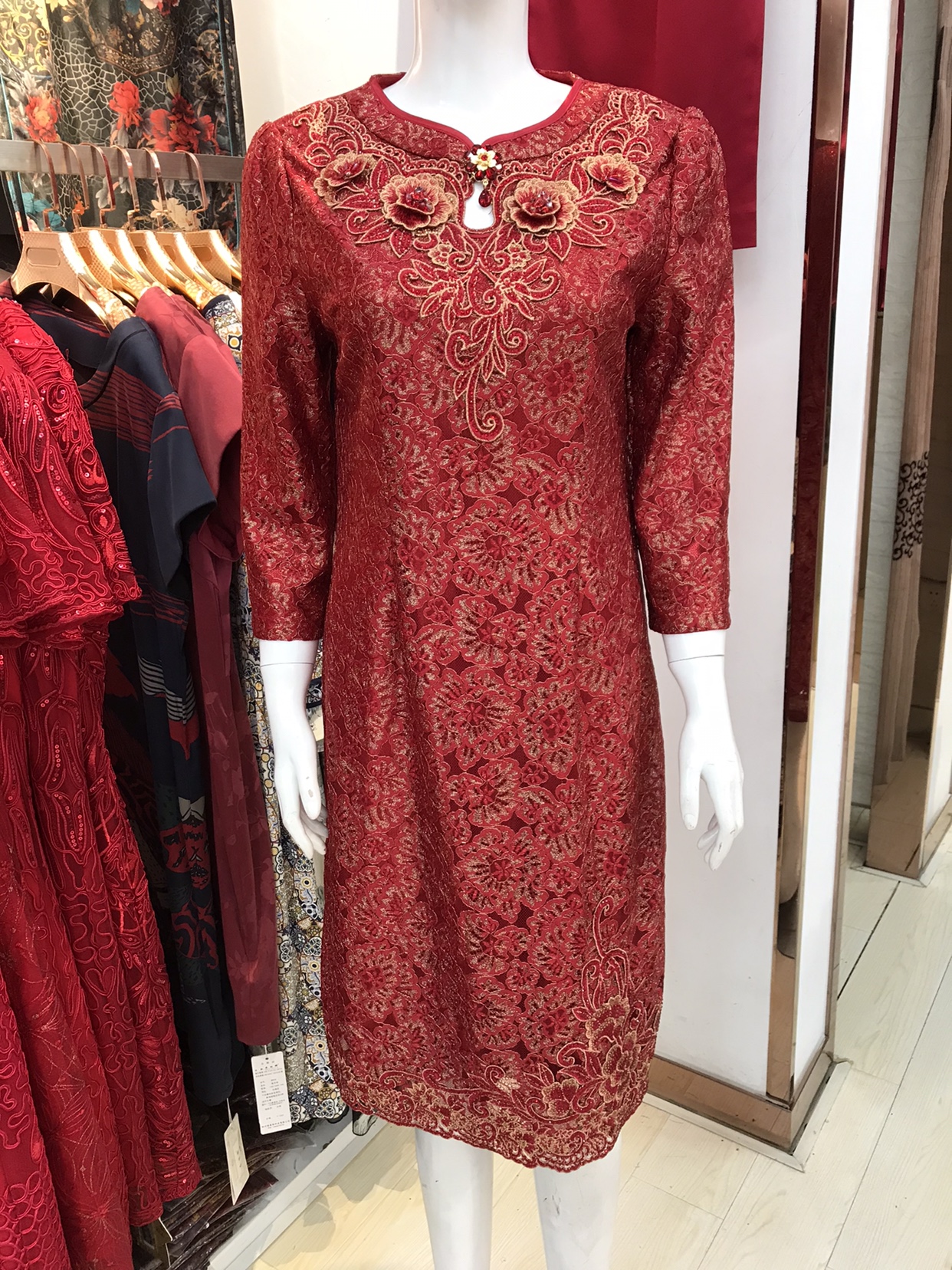 富贵依枝花229013婆婆半袖