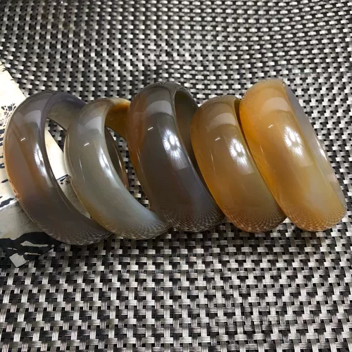 Натуральный ониксовый браслет, агатовое кольцо, имитация льда