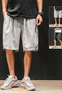 DK88-P35控58夏季跨裤五分裤宽松休闲裤短裤男士大码运动裤潮图片