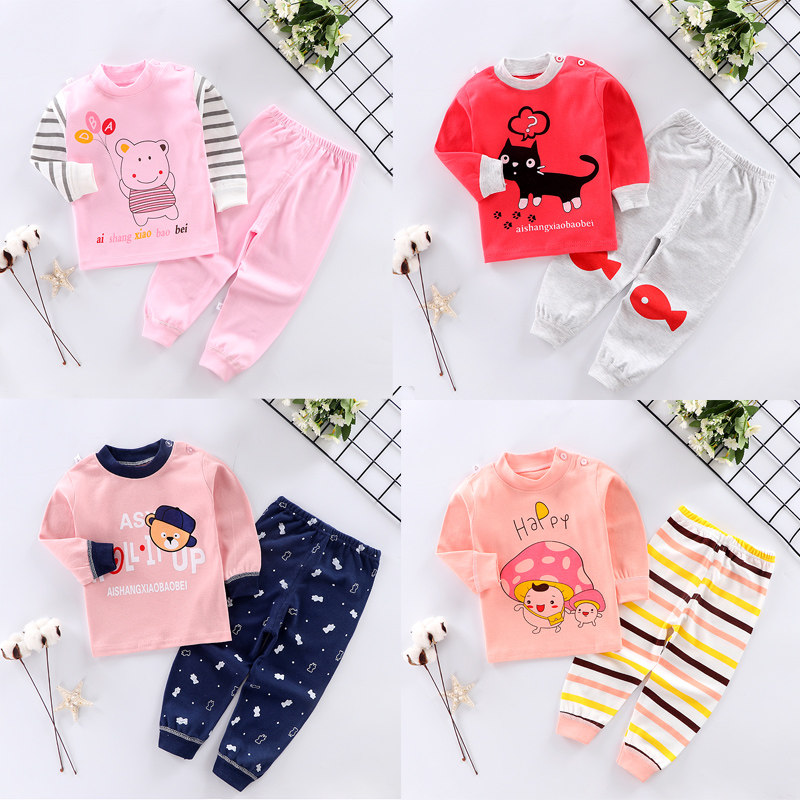 new pattern children Pure cotton underwear suit men and women Long johns baby pajamas 0-3-5 baby Spring and autumn seasonin the Children/Baby/Family fitted , Children's Underwear , Underwear Set  category - from Buy2taobao.com to provide professional Taobao agent buy service