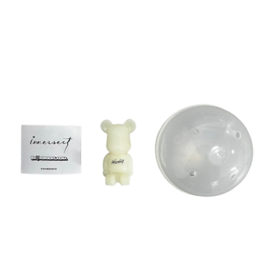 bearbrick innersect手办摆件潮玩100%展会限定扭蛋坐立小暴力熊