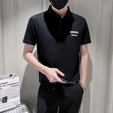 小伙风2025夏季新款男士修身帅气明线短袖POLO衫PL6379-p58控78，男装T恤，电商B307