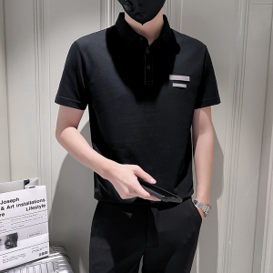 小伙风 2025夏季新款男士修身帅气明线短袖POLO衫PL6379-p58控78图片