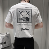 小伙风2023夏新款趣味印花T恤男士帅气休闲圆领短袖衫T7020-P45，男装T恤，电商B307