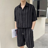 2025夏季短袖短裤套装TZ8044上衣P40，8044裤子P35，可拆卖，男装休闲套装，电商B307