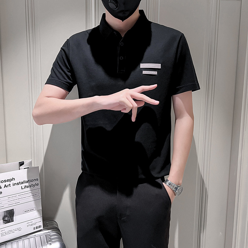 小伙风2025夏季新款男士修身帅气短袖POLO衫1PL6379-p58控78，男装T恤，电商B307