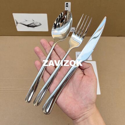 【基础款】出口加厚版本304西餐餐具刀叉勺子三件套ins风欧式叉子