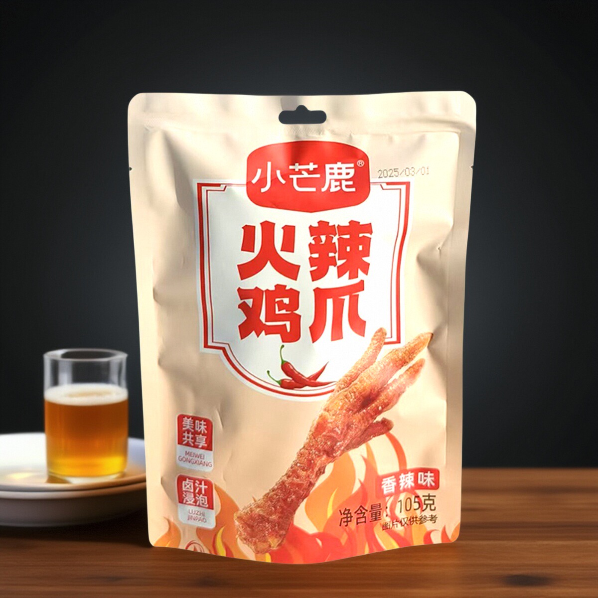 虎皮凤爪香辣鸡爪卤味鸡爪零食