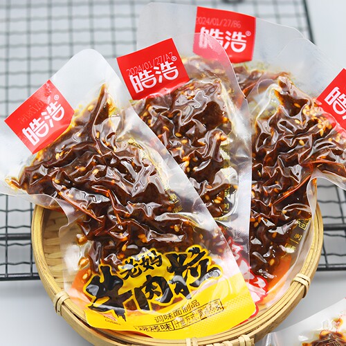 碳烤素粒怀旧小吃皓浩老妈牛肉粒